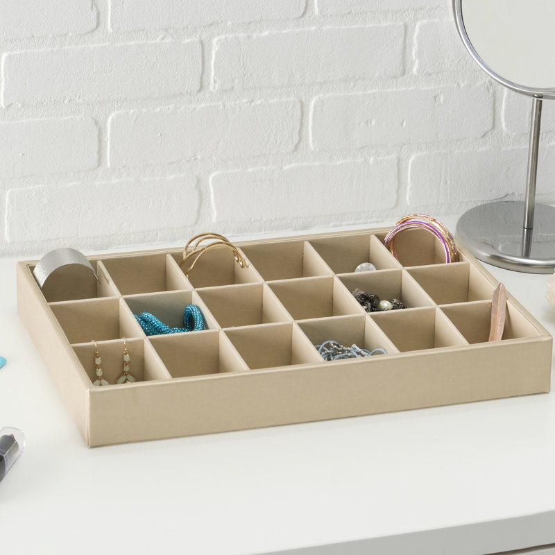 Home Basics Jewelry Organizer Tray Wayfair